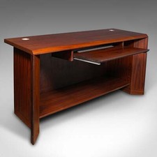 Vintage Secretary's Desk, Danish, Narrow Office Table, Sibast Mobel, Circa 1970