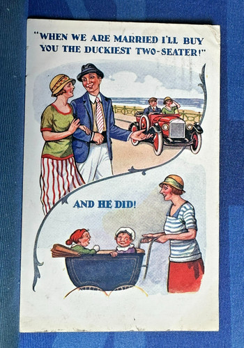 Vintage motoring comic - vintage,
