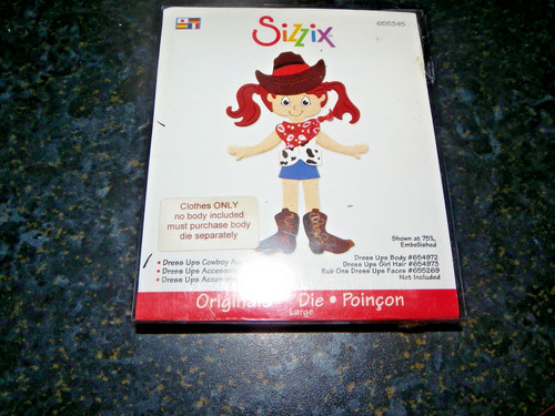 Sizzix die dress - die, cowboy