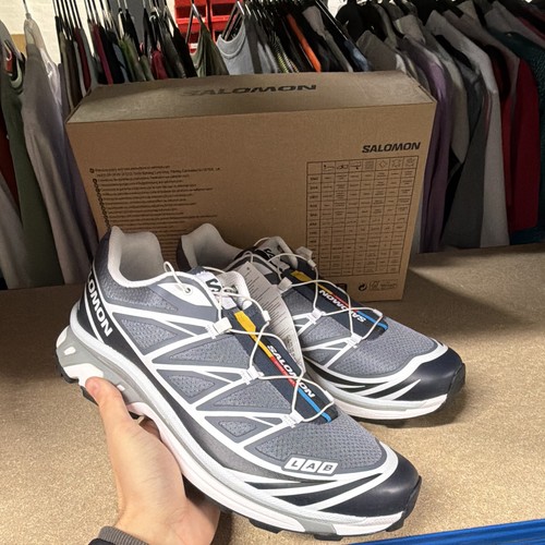Salomon grey white - xt-6, grey/white/black
