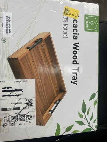 Wooden tray oak - wooden,