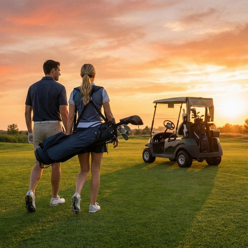 Ultra lightweight golf - lightweight, stand