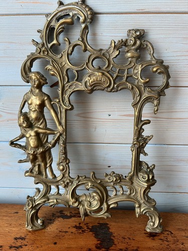 Heavy brass ornate picture - ornate,