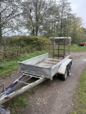 Indespension 8x4 Challenger Twin Axle Plant Trailer Ball Hitch Good Condition