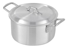 Cookware Deep Stock Soup Pot Saucepan Cooking Pan Stew Catering Aluminium