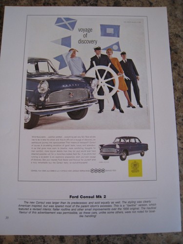 Ford consul mk2 - mk2, voyage