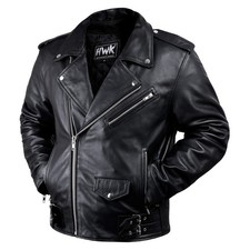 HWK Brando Men's Black Genuine