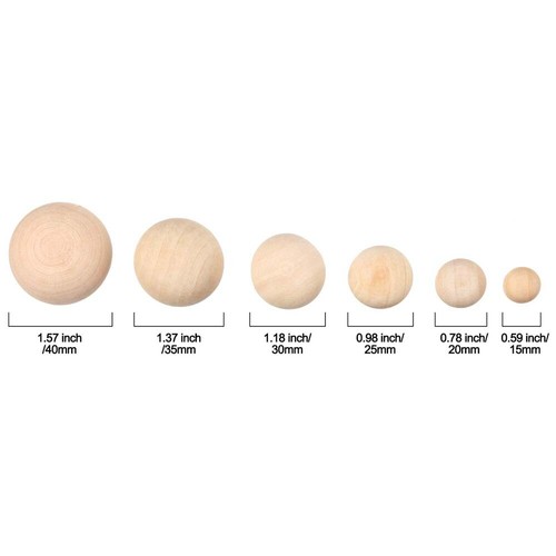 Half wooden beads - wooden,