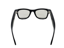 Meta Ray-Ban Clear to G15 Green Wayfarer Glasses - Matte Black - Medium (Faulty)