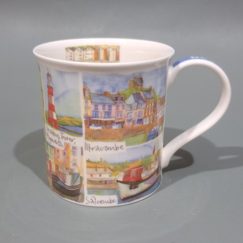 Dunoon bone china mug - bone, devon