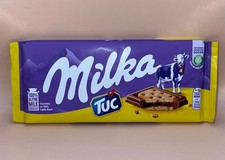 🍫 Milka TUC Chocolate Bar – Sweet & Salty Alpine Milk Snack (100g)