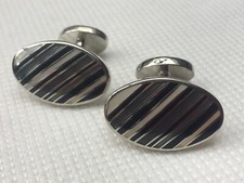 Super Vintage THOMAS PINK Enamel Cufflinks in presentation box