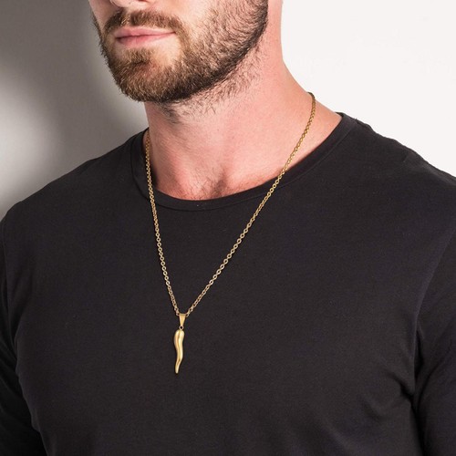 Italian horn necklace - horn,