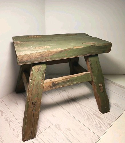 Antique small green wood - antique,