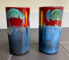 Duo hand painted poole - painted,
