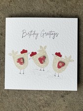 Handmade Card birthday chicken