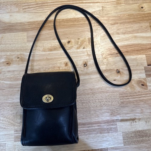 Vintage coach black leather - vintage,
