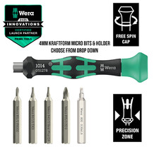 Wera Kraftform Micro 4mm Bits