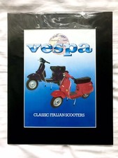 VESPA Original Vintage 1984 Brochure PX150 P200E PX125 PIAGGIO Scooter MODS