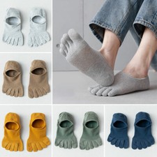 Japanese Flip Flop Sandal Split Toe Tabi Socks Cotton Women Men Low Cut Socks