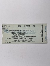Paul Weller Ticket The Jam