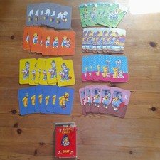 RARE  1962 "Andy Pandy" Snap Card Game box tatty  47  cards vgc for age & box 