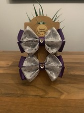 Double Layered, Pigtail Bows