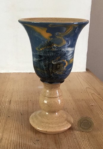 Boscastle pottery goblet - boscastle,