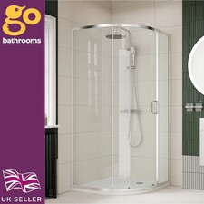 Chrome Quadrant Shower
