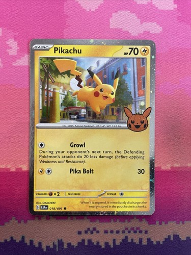 Pokemon card pikachu trick - card,