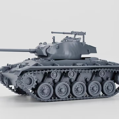 Light tank m24 chaffee us - light,