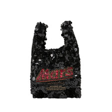 ANYA HINDMARCH - BLACK SEQUINS