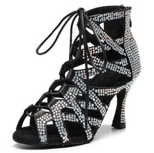 Dance&Sway Women's Satin Black