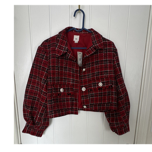 River island girls red check - river,