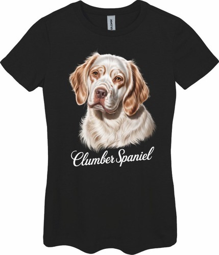 Clumber spaniel ladies shirt - t,