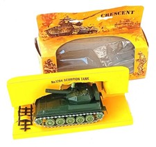 Crescent Toys SCORPION RECOGNISANCE TANK 1:32 Scale Vintage Diecast No.1264
