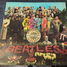 Sgt. Pepper's Lonely Hearts Club Band LP PCS 7027 YEX 637-2 W/cutout EX/VG
