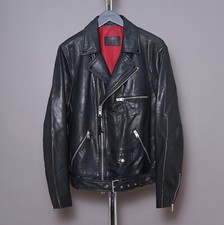 ALL SAINTS Leather Jacket Mens