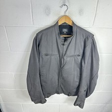 G Star Raw Jacket Mens Extra Large Grey Motor Safety Utility Cargo Military Bike