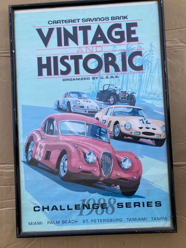 1980 vintage race poster - 1980's,