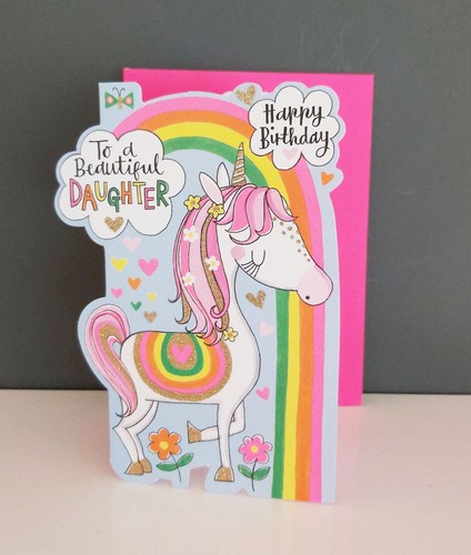 Birthday card girl - card,