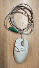 Vintage Compaq Logitech M-S48 PS/2 Ball Mouse