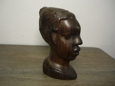 African dark wood - dark, carved