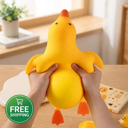 Squishy duck fidget toy - duck, cute