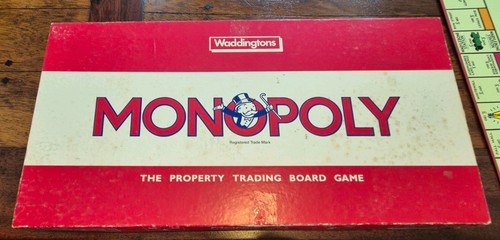 Monopoly game 1984 waddingtons - monopoly,