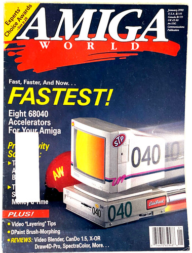 Amiga world january 1992 - world,