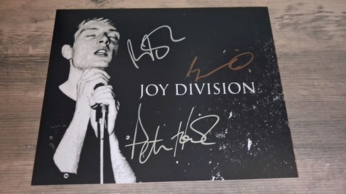 Rare joy division signed x - joy,