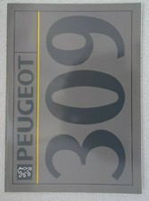 Peugeot 309 1991 brochure - GTi, Style, GL, GLX, GRD Turbo, GLD, Style D, Auto.