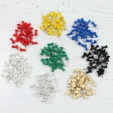 Push Pins 18 Coloured Options & Assorted Art Craft Cork Notice Boards 25 - 500