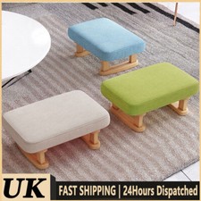 Wooden Footstool Soft Footstool Chair Low Stool Footpad Furniture